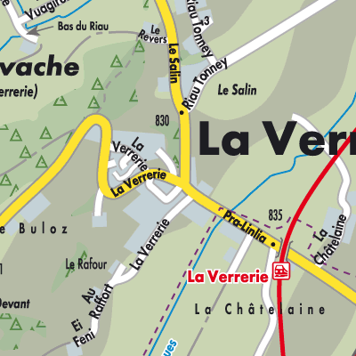 Stadtplan La Verrerie
