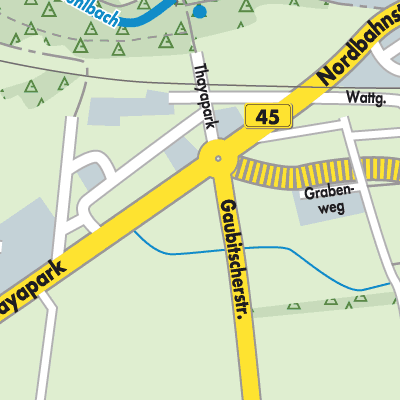 Stadtplan Laa an der Thaya