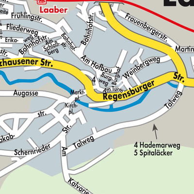 Stadtplan Laaber (VGem)