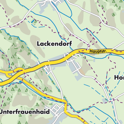 Übersichtsplan Lackendorf
