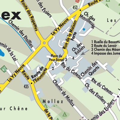 Stadtplan Laconnex