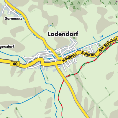 Übersichtsplan Ladendorf