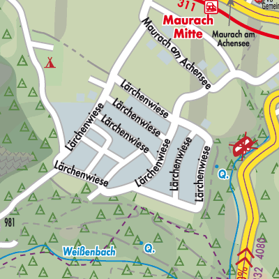 Stadtplan Lärchenwiese