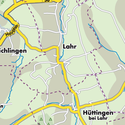 Lahr - Stadtpläne und Landkarten