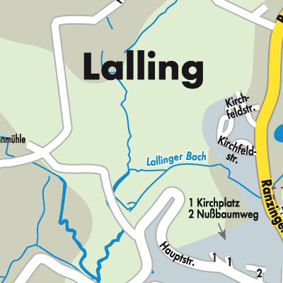 Stadtplan Lalling (VGem)