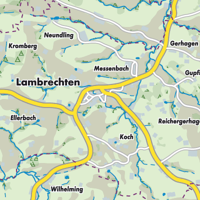 Übersichtsplan Lambrechten