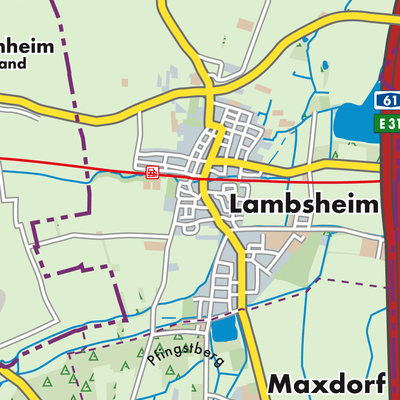 Übersichtsplan Lambsheim-Heßheim