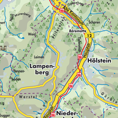 Übersichtsplan Lampenberg