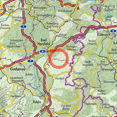 Landkarte Landershausen
