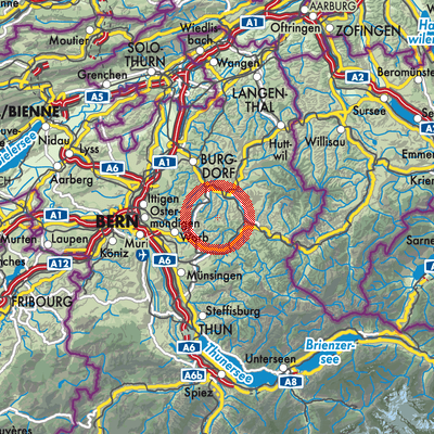 Landkarte Landiswil