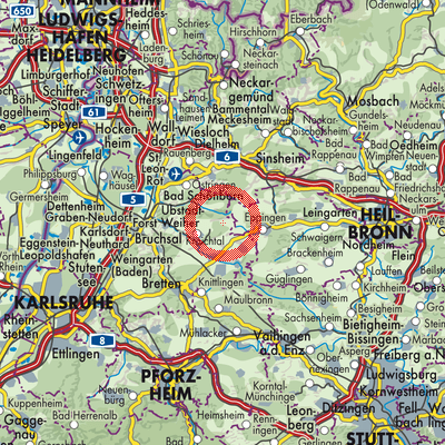 Landkarte Landshausen