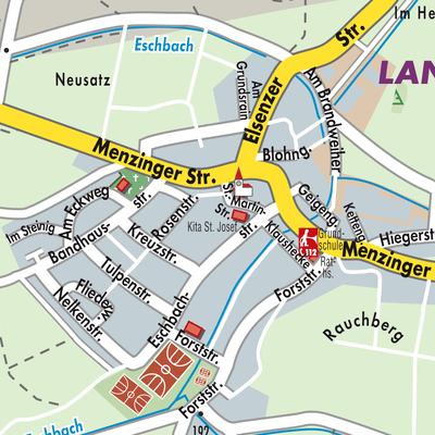 Stadtplan Landshausen