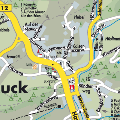 Stadtplan Langenbruck