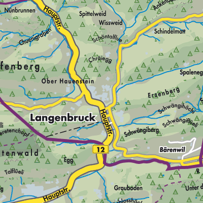 Übersichtsplan Langenbruck