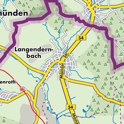 Übersichtsplan Langendernbach