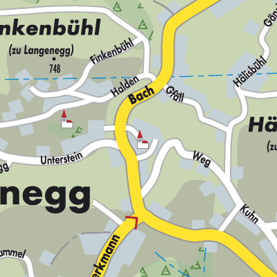 Stadtplan Langenegg