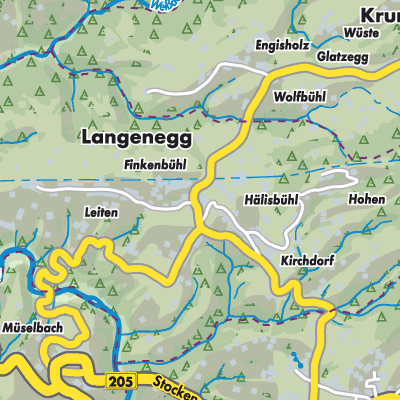 Übersichtsplan Langenegg