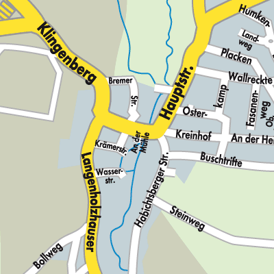 Stadtplan Langenholzhausen