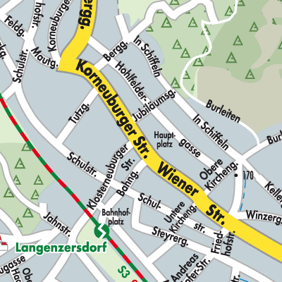 Stadtplan Langenzersdorf