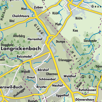 Übersichtsplan Langrickenbach