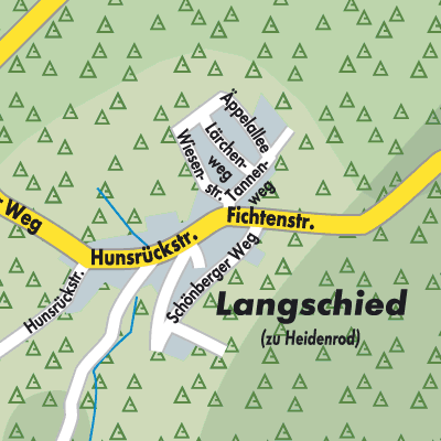 Stadtplan Langschied