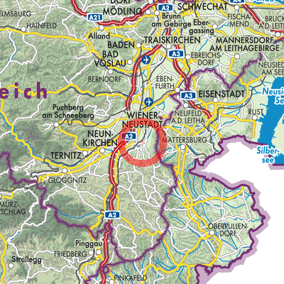 Landkarte Lanzenkirchen