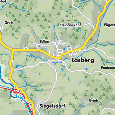 Übersichtsplan Lasberg