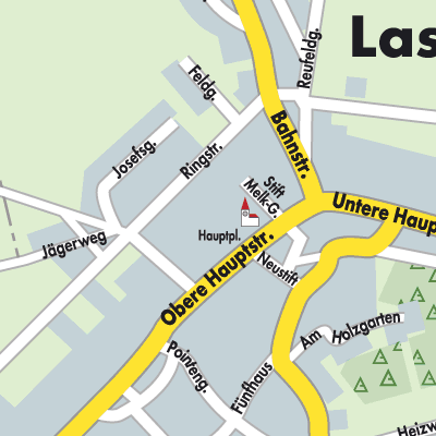Stadtplan Lassee