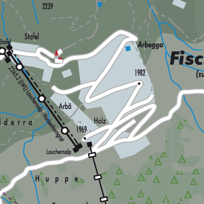 Stadtplan Lauchernalp