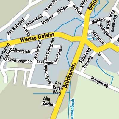 Stadtplan Laudenbach