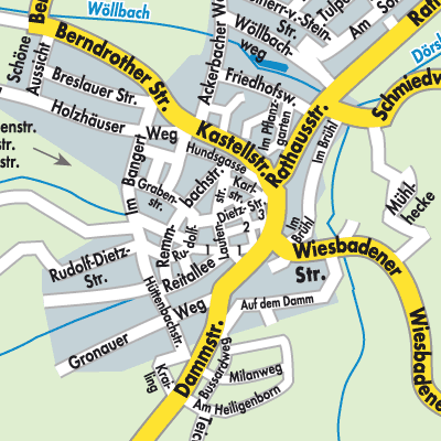 Stadtplan Laufenselden