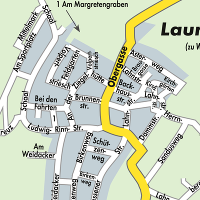 Stadtplan Launsbach