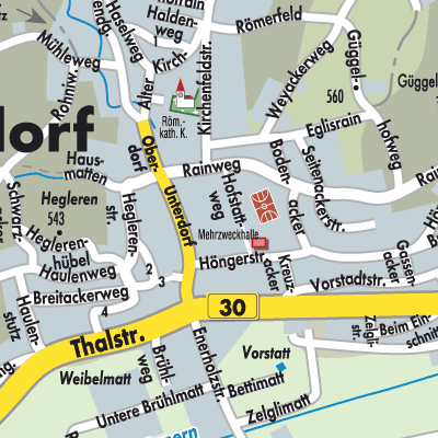 Stadtplan Laupersdorf