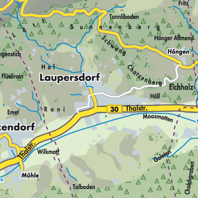 Übersichtsplan Laupersdorf