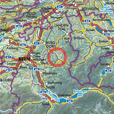 Landkarte Lauperswil