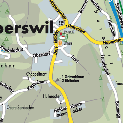 Stadtplan Lauperswil