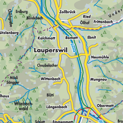 Übersichtsplan Lauperswil
