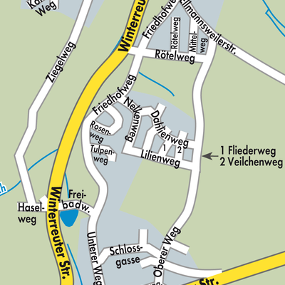 Stadtplan Laupertshausen