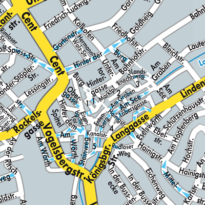 Stadtplan Lauterbach (Hessen)