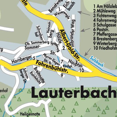 Stadtplan Lauterbach