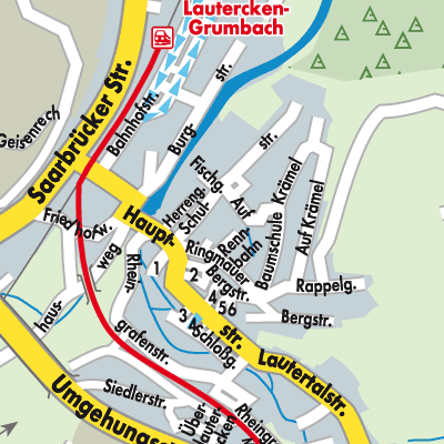 Stadtplan Lauterecken-Wolfstein