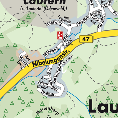 Stadtplan Lautern