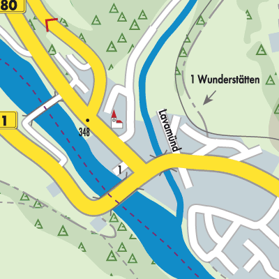 Stadtplan Lavamünd