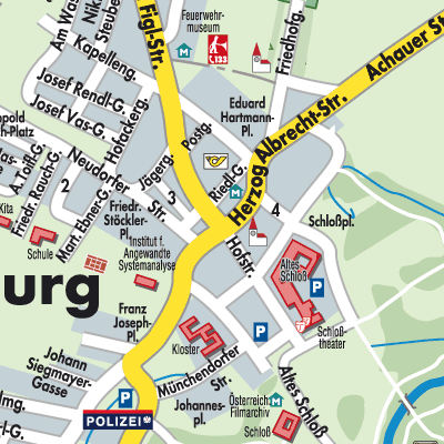 Stadtplan Laxenburg