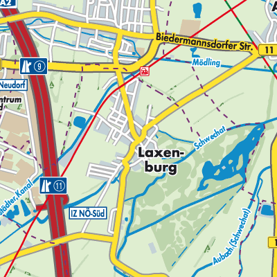 Übersichtsplan Laxenburg