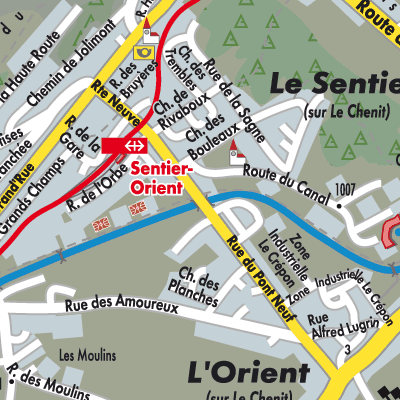 Stadtplan Le Chenit