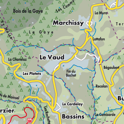 Übersichtsplan Le Vaud