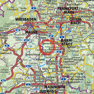 Landkarte Leeheim