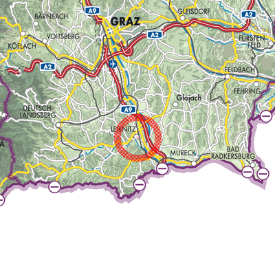 Landkarte Leibnitz