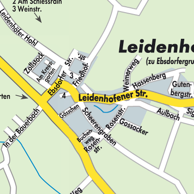 Stadtplan Leidenhofen